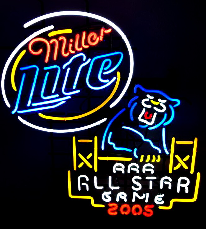 Miller Lite All Star Game 2005 Neon Sign